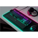 SteelSeries Apex 5 Gaming Keyboard, US Layout, Wired, Black SteelSeries Apex 5 Gaming keyboard Hybrid blue mechanical gaming switches guaranteed for 20 million keypresses, OLED Smart Display displays profiles, game info, Discord messages, and more, Aircra-5