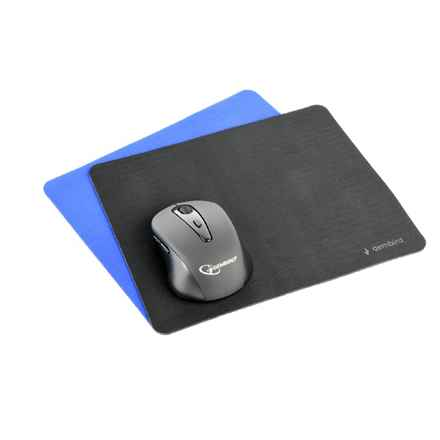 Gembird MP-S-G mouse pad, microguma, black