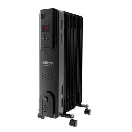 Chauffage électrique à huile avec télécommande CAMRY CR 7812, 7 ailettes, 1500 W noir