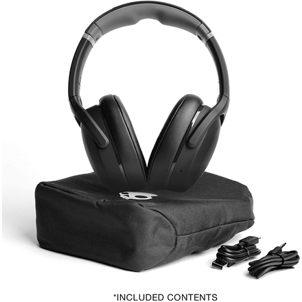 Skullcandy | Casque sans fil | Crusher Evo | Sans fil | Casque supra-auriculaire | Microphone | Sans fil | Noir véritable