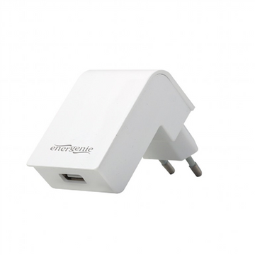 ALIMENTATOR retea 220V GEMBIRD, universal, 1 x USB, 2.1A, alb, "EG-UC2A-02-W" (timbru verde 0.18 lei)