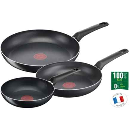 Ensemble de poêles Tefal B5569153, 3 pièces