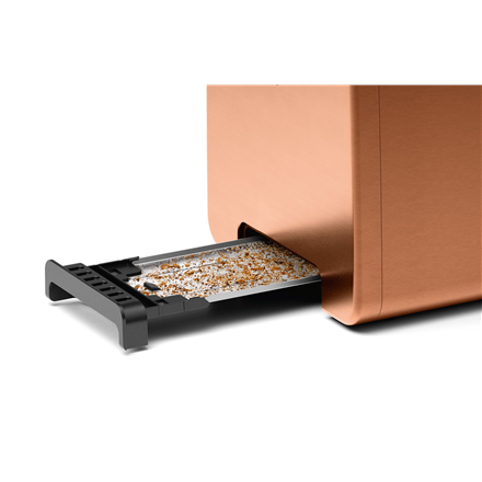 Bosch | DesignLine Toaster | TAT4P429 | Power 970 W | Number of slots 2 | Housing material Stainless Steel | Copper/Black