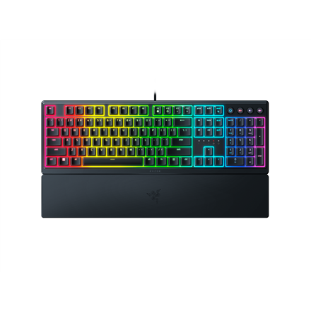 Razer | Gaming Keyboard | Ornata V3 | Gaming keyboard | Wired | RGB LED light | NORD | Black | Numeric keypad | Razer Mecha-Membrane