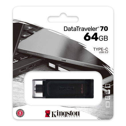 Kingston Technology DataTraveler 64GB USB-C 3.2 Gen 1 70
