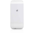 UBIQUITI airMAX NanoStation M2 loco ; bande de fréquence 2,4 GHz ; intégration plug-and-play avec les antennes airMAX ; 150+ Mbps, portée 5+ km, 8,5 dBi.