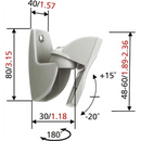 Vogels | Loundspeaker Mount | VLB500 | Turn, Tilt | Maximum weight (capacity) 5 kg | Silver-4