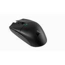 MOUSE CORSAIR, gaming, wireless, Bluetooth | 2.4GHz, optic, 10000 dpi, butoane/scroll 6/1, butoane programabile, buton selectare viteza, negru, "CH-931C011-EU" (timbru verde 0.18 lei)