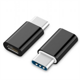 Gembird OTG USB Type C Male - MicroUSB Female Black
