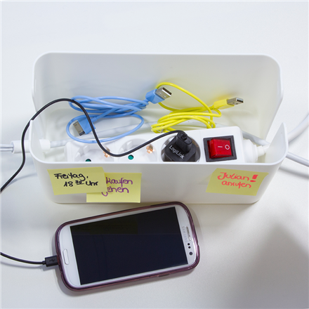 Organizer kabli Cable Box, biały