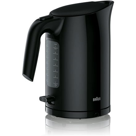 Braun | Kettle | WK3100BK PurEase | Standard | 2200 W | 1.7 L | Plastic | 360° rotational base | Black