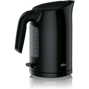 Braun | Kettle | WK3100BK PurEase | Standard | 2200 W | 1.7 L | Plastic | 360° rotational base | Black - 0