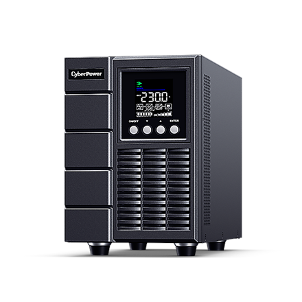 Onduleur CYBER POWER Online double conversion à onde sinusoïdale pure, tour, 1500 VA 1350 W 2 x IEC C13 2 x Schuko, « OLS1500EA » (timbre vert 11 lei)