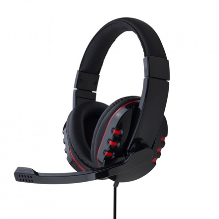 Casque/micro-casque filaire Gembird GHS-402 pour jeux vidéo, noir