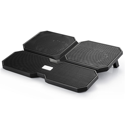Support de refroidissement pour ordinateur portable deepcool multi core x6 396 cm 156" noir