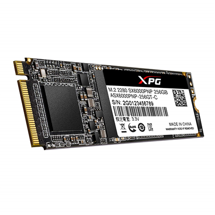Dysk SSD XPG SX6000Pro 256GB PCIe 3x4 2.1/1.2 GB/s M2
