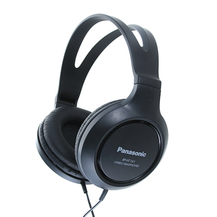 Closed type digital monitoring headphones, speakers with a diameter of 30 mm, neodymium magnet, frequency range 10 Hz - 27 kHz "RP-HT161E-K" (timbru verde 0.8 lei)