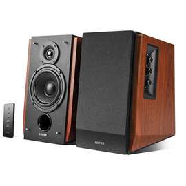 BOXE EDIFIER 2.0, RMS: 66W (2 x 15W, 2 x 18W), bluetooth, telecomanda wireless, volum, bass, treble, dual RCA, brown, "R1700BT-BR" (timbru verde 11.00 lei)