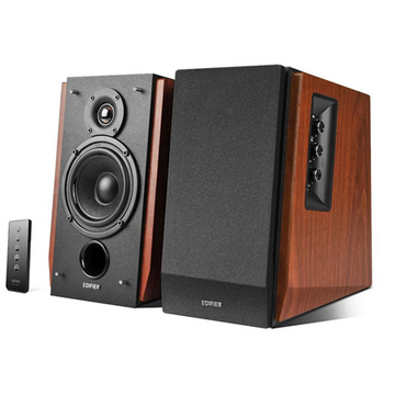 BOXE EDIFIER 2.0, RMS: 66W (2 x 15W, 2 x 18W), bluetooth, telecomanda wireless, volum, bass, treble, dual RCA, brown, "R1700BT-BR" (timbru verde 11.00 lei)