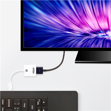 Adapter DisplayPort do HDMI 4K - 0