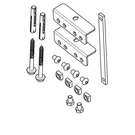Vogels | Autre | Kit de support PFA 9126 pour PFB 34xx | Argent