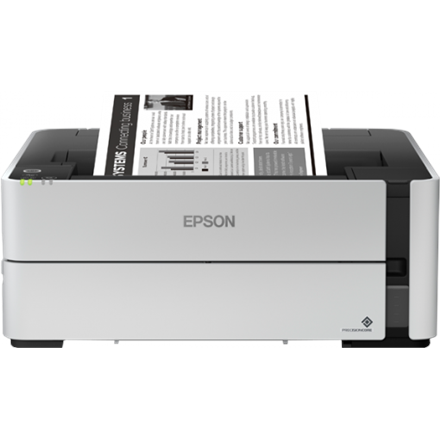 Imprimanta Inkjet CISS Mono EPSON EcoTank M1170, A4, Functii: Impr., Viteza de Printare Monocrom: 39 ppm,Conectiv:USB|Retea|WiFi, Duplex:Da, ADF:Nu, (timbru verde 11 lei) "C11CH44402"(RAPO)