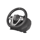 GENESIS Seaborg 400 Black, Silver USB Steering wheel + Pedals Nintendo Switch, PC, PlayStation 4, Playstation 3, Xbox 360, Xbox One, Xbox One S, Xbox One X-4