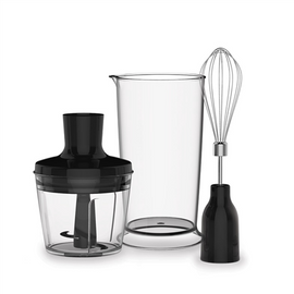 TEFAL | Blender | Quickchef 3-in-1 HB656838 | Hand Blender | 1000 W | Number of speeds 20 | Turbo mode | Chopper | Black - 0