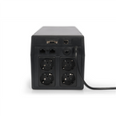Zasilacz awaryjny UPS Line-Ineractive LCD, 1500VA/900W, 2x12V/9Ah, AVR, 4xSCHUKO, USB, RS232, RJ45