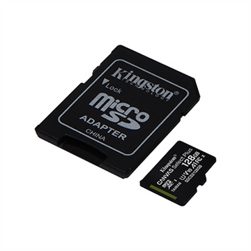 Kingston 128GB micSDXC Canvas Select Plus 100R A1 C10 Card + ADP - 0