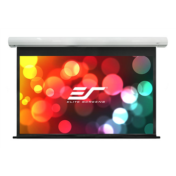ELITE SCREENS plátno elektrické motorové 135" (342,9cm)/ 16:9/ 168,1×299cm/ case bílý/ 6" drop/ MaxWhite FG