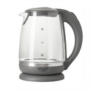 Adler | Kettle | AD 1286 | Standard | 2200 W | 2 L | Plastic/Glass | 360° rotational base | Grey/ transparent-5