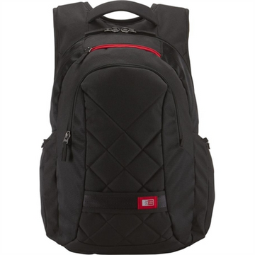 RUCSAC CASE LOGIC, pt. notebook de max. 16 inch, 1 compartiment, buzunar frontal x 2 | buzunar lateral x 2, waterproof, poliester, negru, 3201268 "DLBP-116 BLACK"