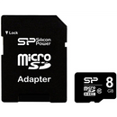 Silicon Power memory card microSDHC 8GB Class 10 + adapter-1