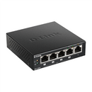 D-Link DGS-1005P/E network switch Unmanaged Gigabit Ethernet (10/100/1000) Power over Ethernet (PoE) Black