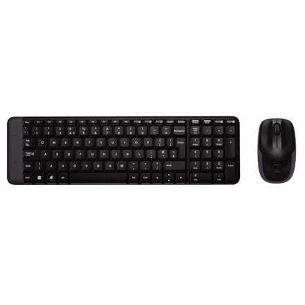 LOGITECH MK220 Wireless Combo - BLACK - RUS