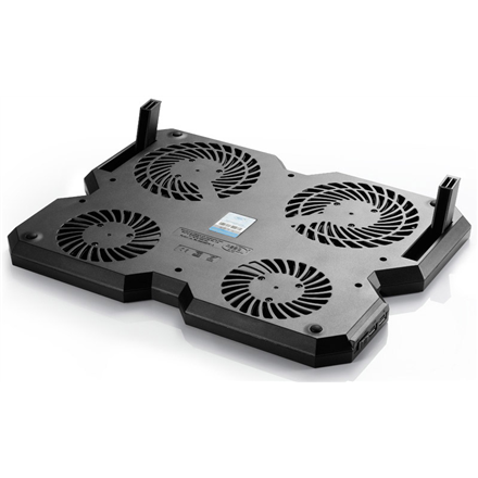 Support de refroidissement pour ordinateur portable deepcool multi core x6 396 cm 156" noir
