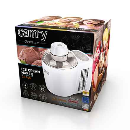 Camry Premium CR 4481 ice cream maker Gel canister ice cream maker 0.7 L 90 W White