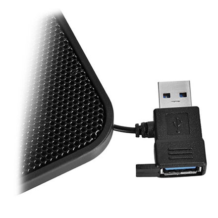 DeepCool U PAL laptop cooling pad 39.6 cm (15.6") 1000 RPM Black