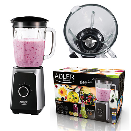 Adler AD 4076 blender 1.5 L Tabletop blender 500 W Black