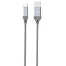 Silicon Power cable USB-C 1m braided, grey (LK30AC)
