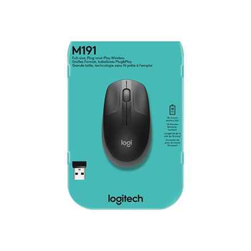 Souris optique sans fil RF Logitech M190 1000 DPI ambidextre