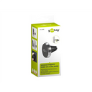 Goobay | Magnetic mount Metal Slim Design for smartphones (35mm) | 38685 | Black/Silver | Magnetic holder is suitable for almost every smartphone; Quick-Snap assembly technology for quick and easy use; Smart and almost invisible fastening option on the ca-5