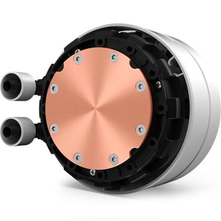 Ventilateurs RGB blancs NZXT Kraken X63 280 mm