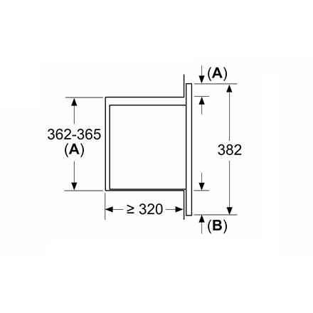 Bosch | Four à micro-ondes | BFL623MS3 | Encastrable | 20 L | 800 W | Acier inoxydable