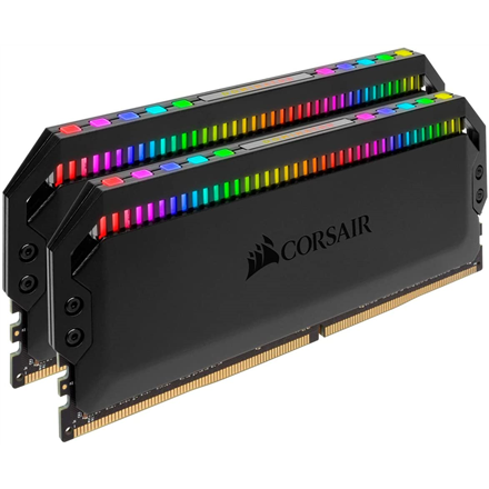 Corsair 16 Go (2 x 8 Go) DDR4 3600 MHz CL18 Dominator Platinum RGB Noir