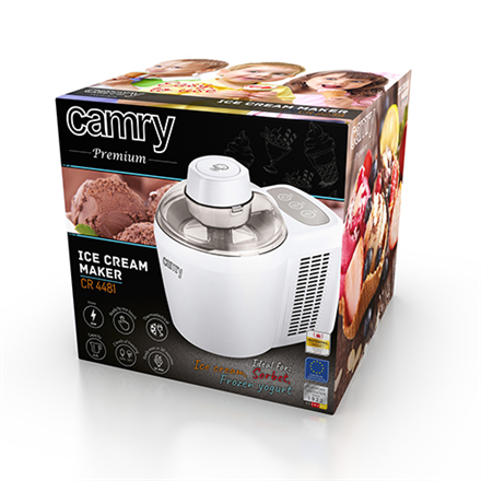 Camry Premium CR 4481 ice cream maker Gel canister ice cream maker 0.7 L 90 W White