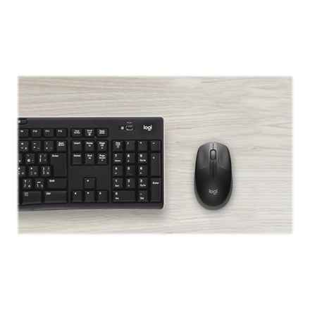 Souris optique sans fil RF Logitech M190 1000 DPI ambidextre