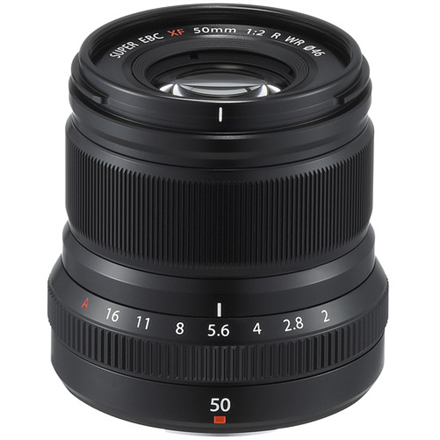 Objectif Fujifilm Fujinon XF 50 mm f/2 R WR, noir