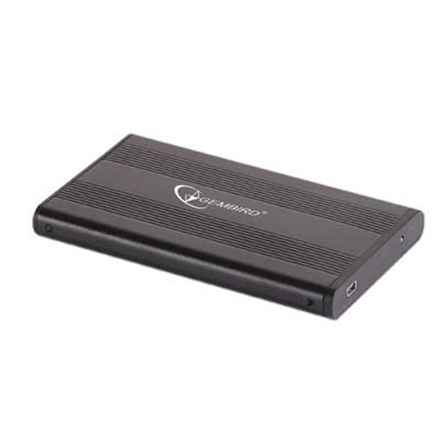 Boîtier de disque dur de stockage Gembird EE2-U2S-5 Boîtier de disque dur Noir 2,5"